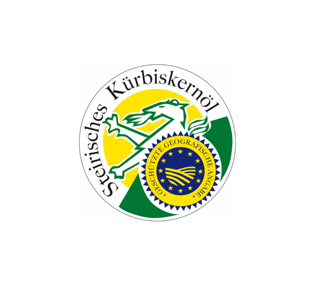 Offizielles g.g.A.-Siegel für Steirisches Kürbiskernöl als geschützte geografische Angabe der EU